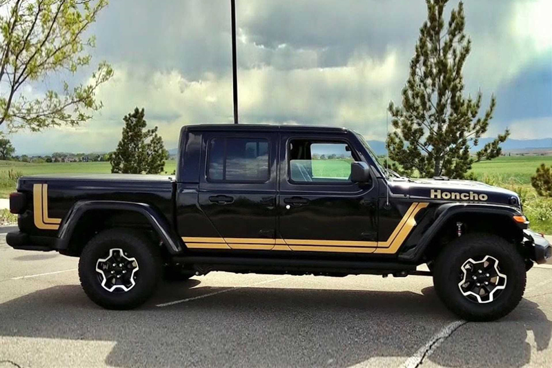 硬派皮卡 越野更强 新款jeep gladiator实拍图曝光_有车智联