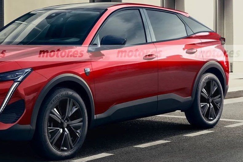 定位轿跑suv 标致308 cross渲染图曝光 或将于2022年上半年亮相