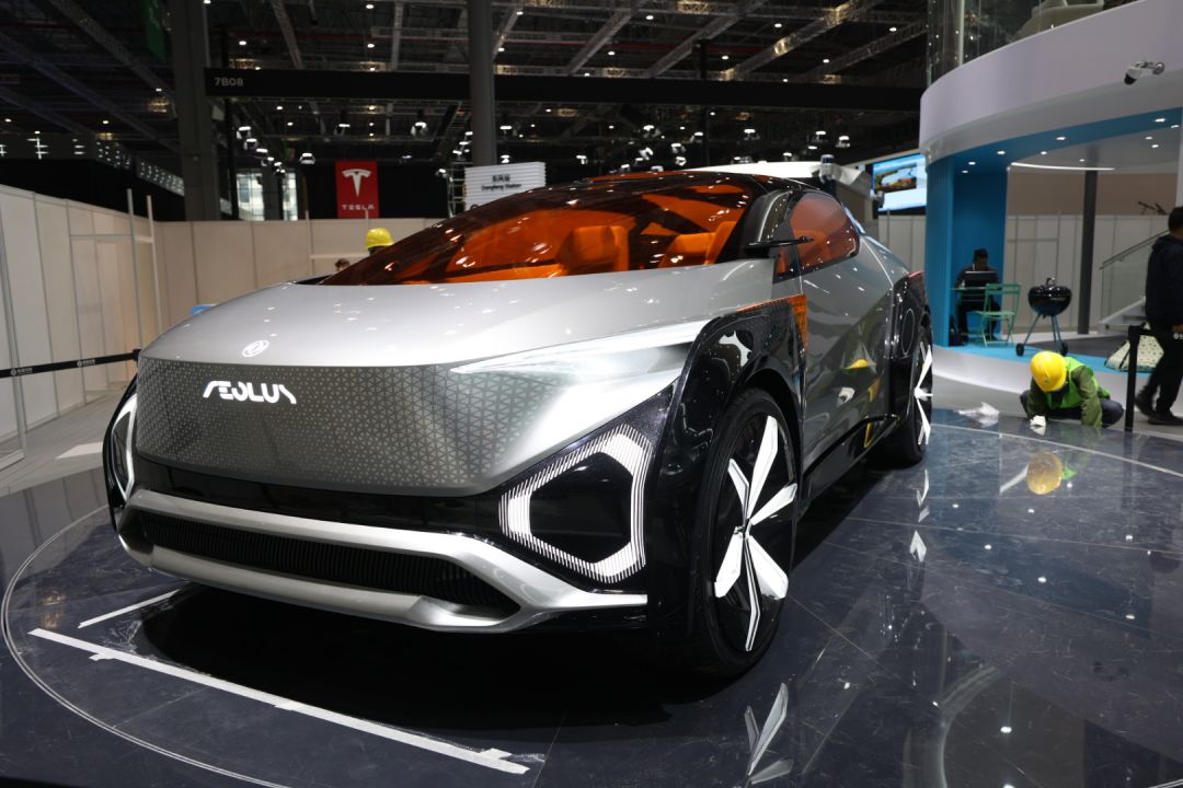 2021上海车展探馆丨实拍东风风神eπ2021概念车 将搭载l4级自动驾驶