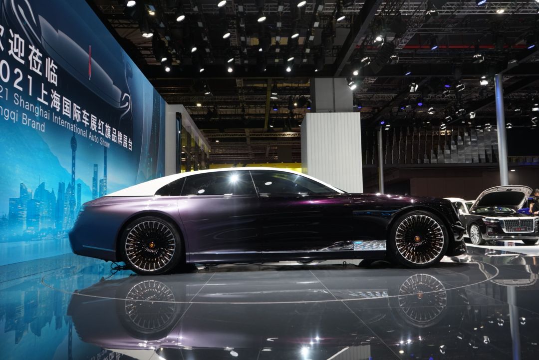 2021上海车展丨国产豪华大型四门gt轿车 新红旗l-concept概念车发布